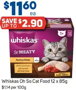 Foodland Whiskas Oh So Cat Food offer