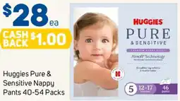 Foodland Huggies Pure & Sensitive Nappy Pants offer
