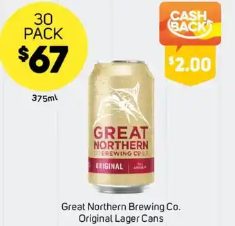 Foodland Great Northern Brewing Co. Original Lager Cans offer