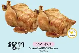Drakes Drakes Hot BBQ Chicken offer