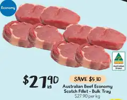Drakes Australian Beef Economy Scotch Fillet offer