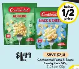 Drakes Continental Pasta & Sauce Family Pack offer