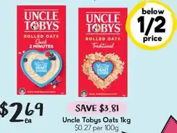 Drakes Uncle Tobys Oats offer