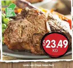 Spudshed Lamb Loin Chops Value Pack offer