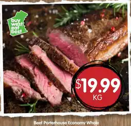Spudshed Beef Porterhouse Economy Whole offer