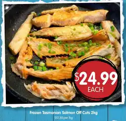 Spudshed Frozen Tasmanian Salmon Off Cuts offer