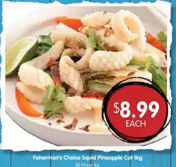 Spudshed Fisherman's Choice Squid Pineapple Cut offer