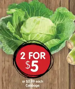 Spudshed Cabbage offer