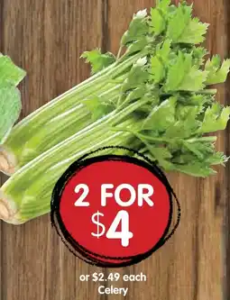 Spudshed Celery offer