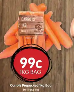 Spudshed Carrots Prepacked offer