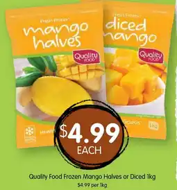 Spudshed Quality Food Frozen Mango Halves or Diced offer
