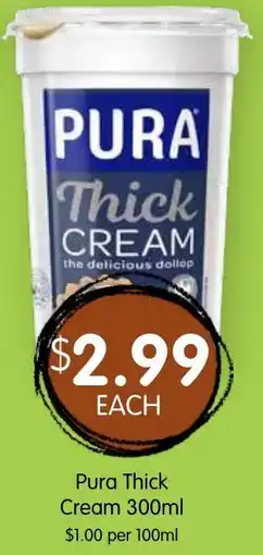 Spudshed Pura Thick Cream offer
