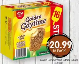 Spudshed Golden Gaytime offer