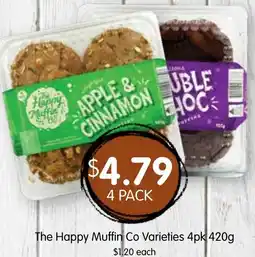 Spudshed The Happy Muffin Co Varieties offer