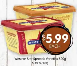 Spudshed Western Star Spreads offer