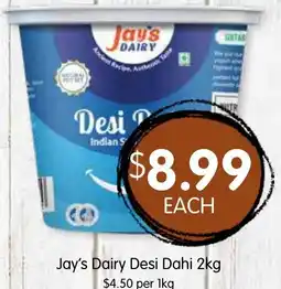 Spudshed Jay's Dairy Desi Dahi offer