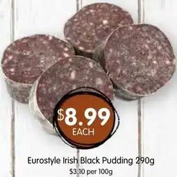 Spudshed Eurostyle Irish Black Pudding offer