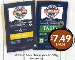 Spudshed Mainland Block Cheese offer