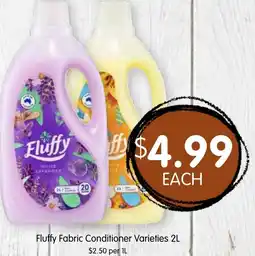 Spudshed Fluffy Fabric Conditioner Varieties offer