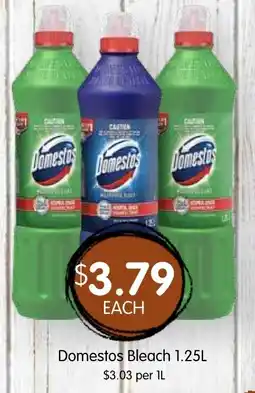 Spudshed Domestos Bleach offer