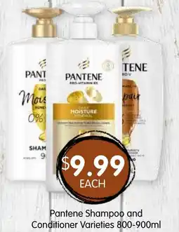 Spudshed Pantene Shampoo and Conditioner Varieties offer
