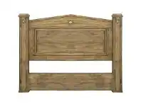 LivingStyles Suffolk Solid Pine Timber Bed Head, Queen offer