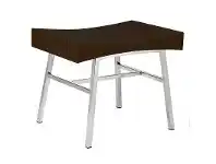 LivingStyles Ming Stainless Steel Bench with Bamboo Seat offer
