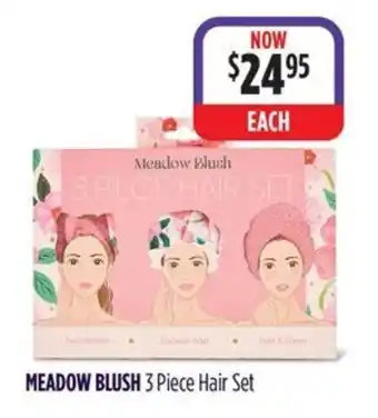MEADOW BLUSH 3 Piece Hair Set