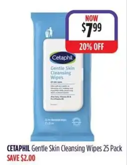 Wizard Pharmacy CETAPHIL Gentle Skin Cleansing Wipes offer
