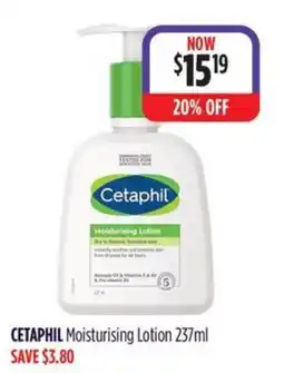 Wizard Pharmacy CETAPHIL Moisturising Lotion offer