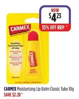 Wizard Pharmacy CARMEX Moisturising Lip Balm Classic Tube offer