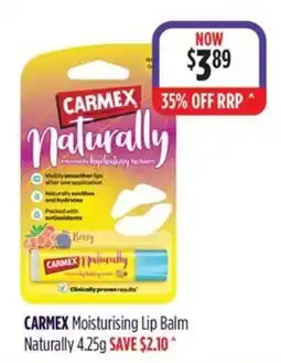 Wizard Pharmacy CARMEX Moisturising Lip Balm Naturally offer