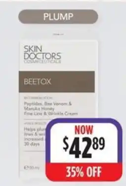 Wizard Pharmacy Skin doctors plump offer