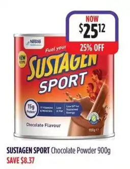 Wizard Pharmacy SUSTAGEN SPORT Chocolate Powder offer