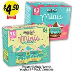 NQR Twisted Minis Frozen Yoghurt offer