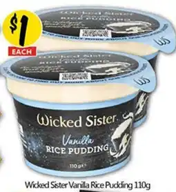 NQR Wicked Sister Vanilla Rice Pudding offer