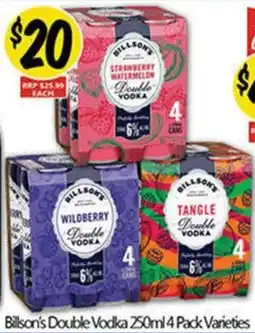 NQR Bilson's Double Vodka offer