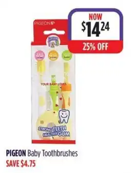 Wizard Pharmacy PIGEON Baby Toothbrushes offer
