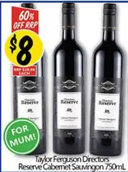 NQR Taylor Ferguson Directors Reserve Cabemet Sauvingon offer