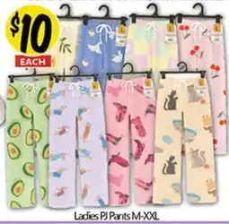 NQR Ladies PJ Pants offer