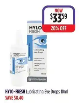 Wizard Pharmacy HYLO-FRESH Lubricating Eye Drops offer