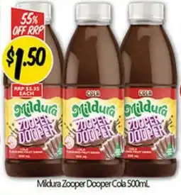 NQR Mildura Zooper Dooper Cola offer