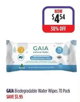 Wizard Pharmacy GAIA Biodegradable Water Wipes offer