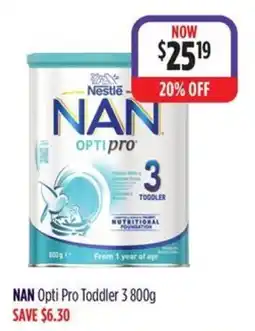 Wizard Pharmacy NAN Opti Pro Toddler 3 offer