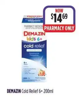Wizard Pharmacy DEMAZIN Cold Relief 6+ offer
