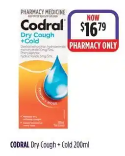 Wizard Pharmacy CODRAL Dry Cough Cold offer