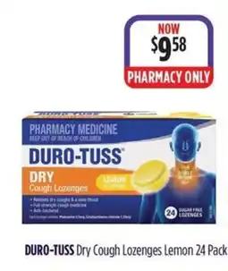 Wizard Pharmacy DURO-TUSS Dry Cough Lozenges Lemon offer