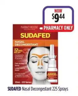 Wizard Pharmacy SUDAFED Nasal Decongestant offer