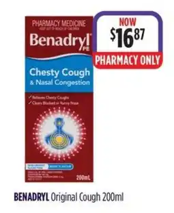 Wizard Pharmacy BENADRYL Original Cough offer