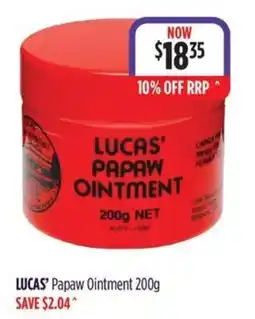 Wizard Pharmacy LUCAS' Papaw Ointment offer